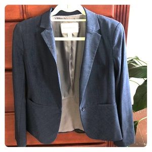 Banana Republic denim fabric blazer